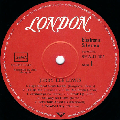 Jerry Lee Lewis : Rock'n'Roll Mit Jerry Lee Lewis (LP, Comp)