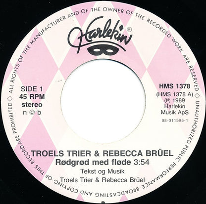 Troels Trier & Rebecca Brüel : Rødgrød Med Fløde / Slankenstein (7", Single)