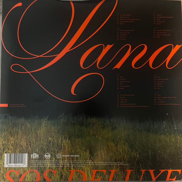 SZA (2) : SOS Deluxe: Lana (4xLP, Album, Dlx, Gre)