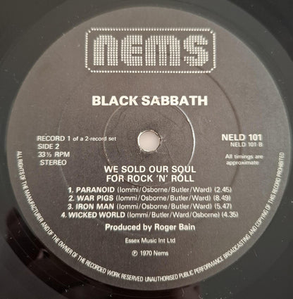 Black Sabbath : We Sold Our Soul For Rock 'N' Roll (2xLP, Comp, RE, Gat)