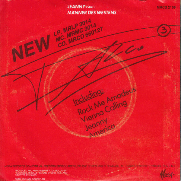 Falco : Jeanny (Part 1) (7", Single)