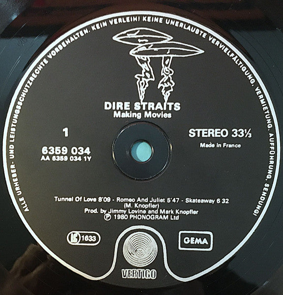 Dire Straits : Making Movies (LP, Album, Bla)