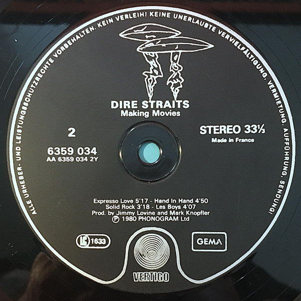 Dire Straits : Making Movies (LP, Album, Bla)