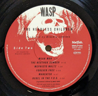 W.A.S.P. : The Headless Children (LP, Album, RE, Hal)