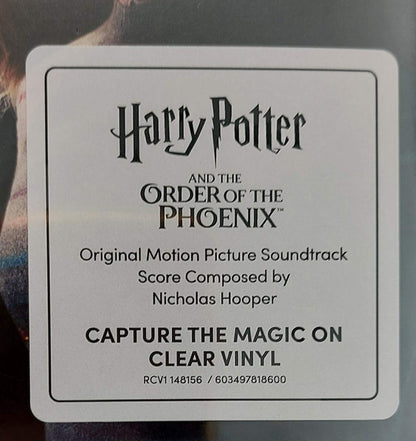 Nicholas Hooper : Harry Potter And The Order Of The Phoenix (Original Motion Picture Soundtrack) (LP, Cle + LP, S/Sided, Etch, Cle + Album, RE)