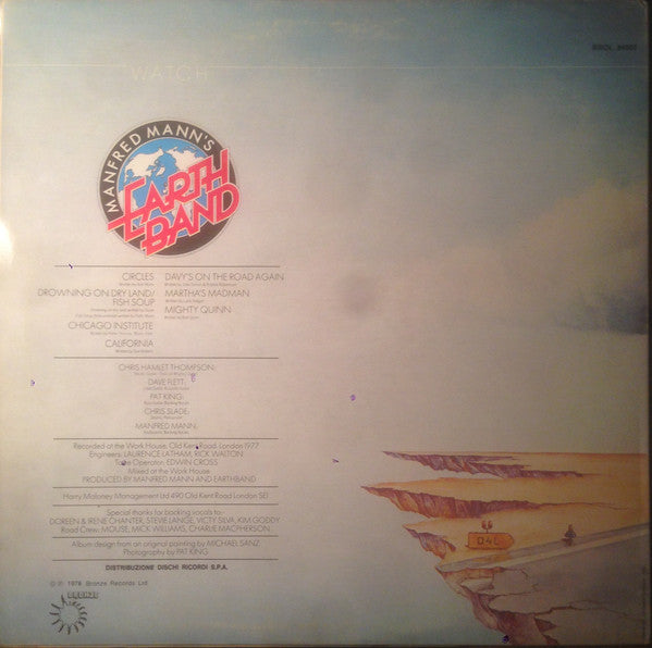 Manfred Mann's Earth Band : Watch (LP, Album)
