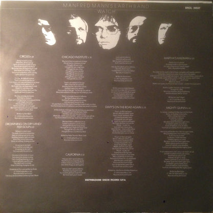 Manfred Mann's Earth Band : Watch (LP, Album)