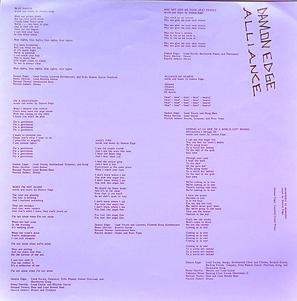 Damon Edge : Alliance (LP, Album)