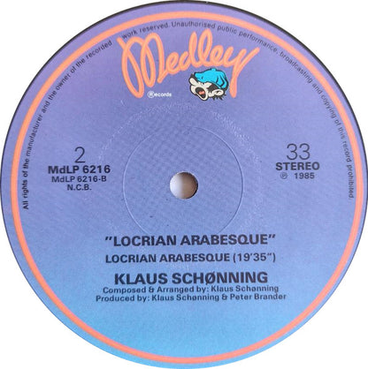 Klaus Schønning : Locrian Arabesque (LP, Album, RE)