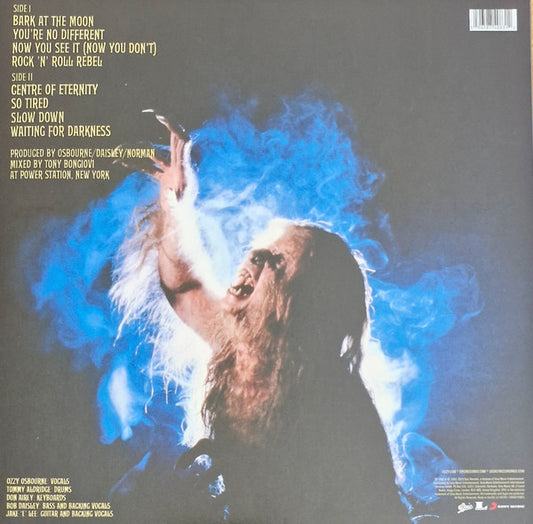 Ozzy Osbourne : Bark At The Moon (LP, Album, RE)