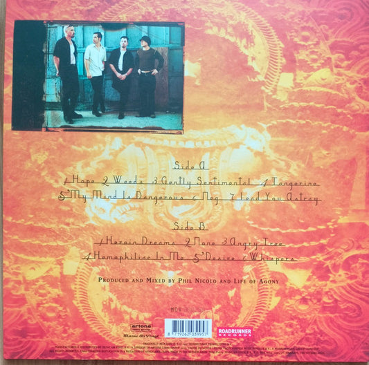 Life Of Agony : Soul Searching Sun (LP, Album, Num, RE, RP, Gol)