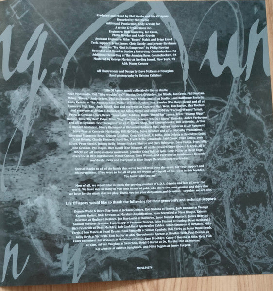 Life Of Agony : Soul Searching Sun (LP, Album, Num, RE, RP, Gol)