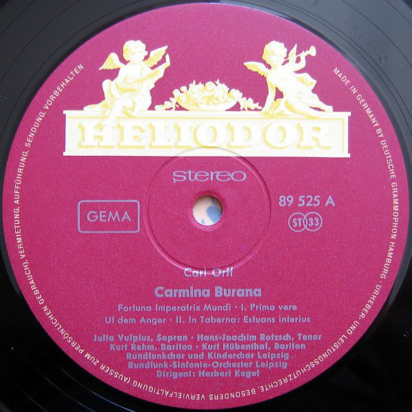 Carl Orff : Carmina Burana (LP, RE)