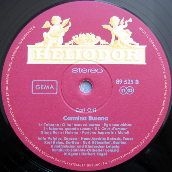 Carl Orff : Carmina Burana (LP, RE)