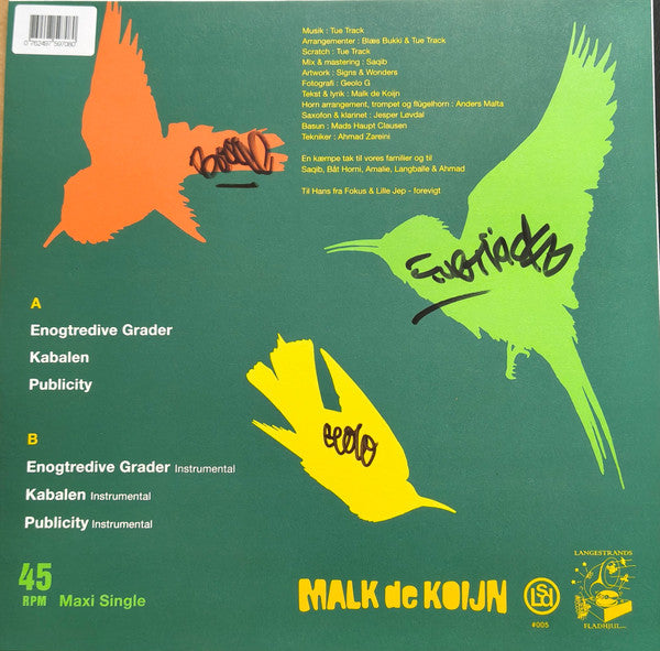 Malk De Koijn : Nummer 5 (12", EP)