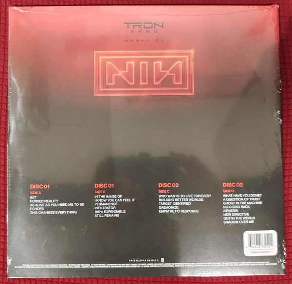 Nine Inch Nails : Tron: Ares (Original Motion Picture Soundtrack) (2xLP, Album, Red)