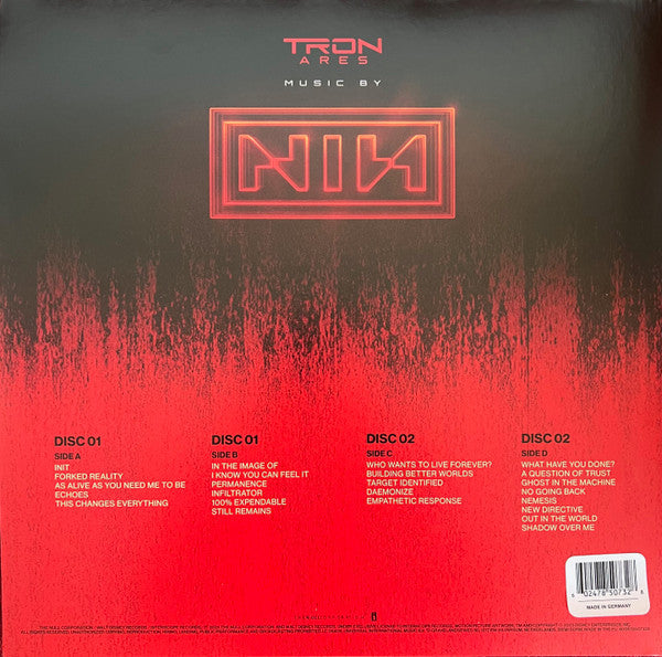 Nine Inch Nails : Tron: Ares (Original Motion Picture Soundtrack) (2xLP, Album, 180)
