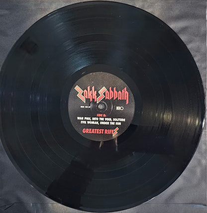 Zakk Sabbath : Greatest Riffs (LP, Comp)