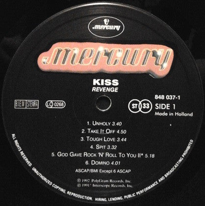 Kiss : Revenge (LP, Album)