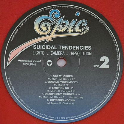 Suicidal Tendencies : Lights... Camera... Revolution (LP, Album, Ltd, Num, RE, Red)