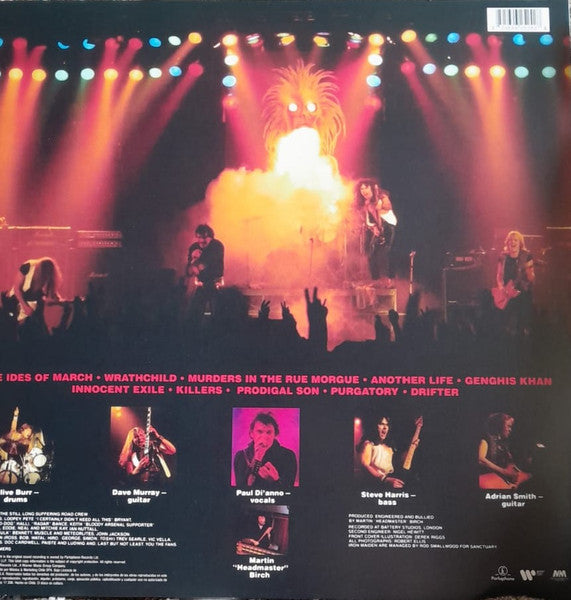 Iron Maiden : Killers (LP, Album, RM)