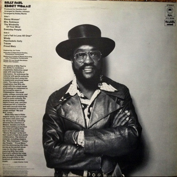Billy Paul : Ebony Woman (LP, Album)