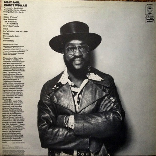 Billy Paul : Ebony Woman (LP, Album)