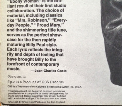Billy Paul : Ebony Woman (LP, Album)