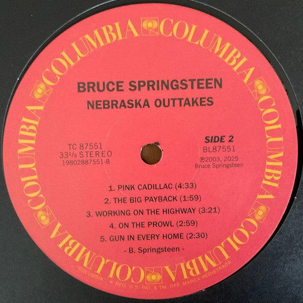 Bruce Springsteen : Nebraska '82: Expanded Edition (3xLP + LP, Album, RE, RM + Blu-ray + Box, Exp)