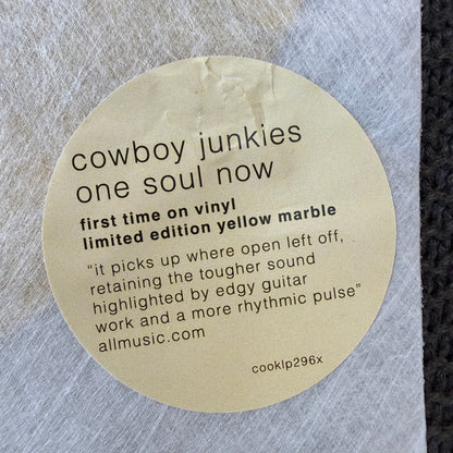 Cowboy Junkies : One Soul Now (LP, Album, Ltd, RE, Yel)