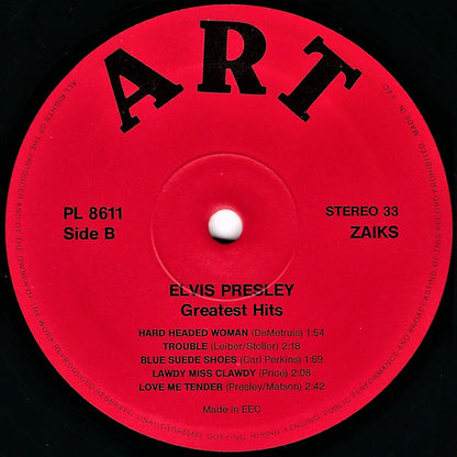Elvis Presley : Greatest Hits (LP, Comp, RE)