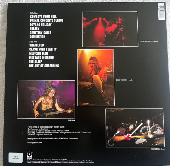Pantera : Cowboys From Hell  (LP, Album, Ltd, RE, Whi)