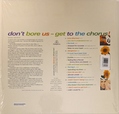 Roxette : Don't Bore Us - Get To The Chorus! (Roxette's Greatest Hits) (2xLP, Comp, RE, Pur)