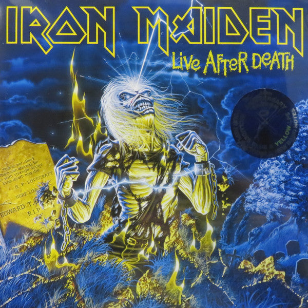 Iron Maiden : Live After Death (LP, Blu + LP, Yel + Album, RE, RM, 40t)