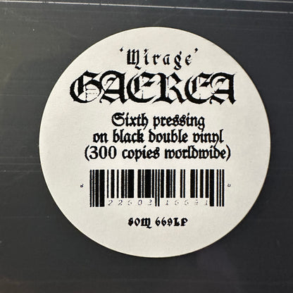 Gaerea : Mirage (2xLP, Album, Ltd, RE, RP)