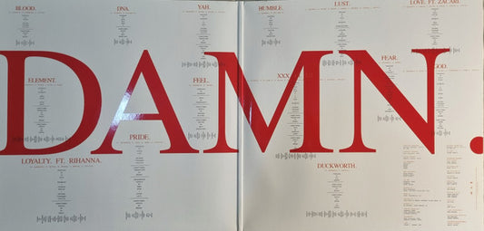 Kendrick Lamar : Damn. (2xLP, Album, RE, Gat)