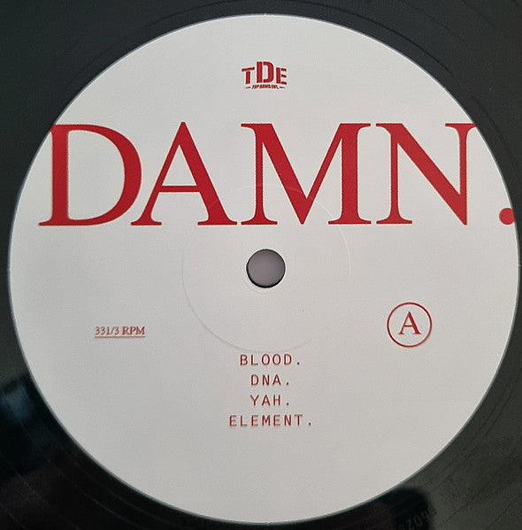 Kendrick Lamar : Damn. (2xLP, Album, RE, Gat)
