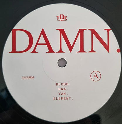 Kendrick Lamar : Damn. (2xLP, Album, RE, Gat)