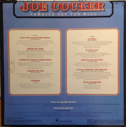 Joe Cocker : Jamaica Say You Will (LP, Album)