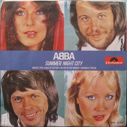 ABBA : Summer Night City (7", Single)