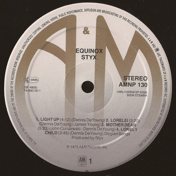 Styx : Equinox (LP, Album, RE)