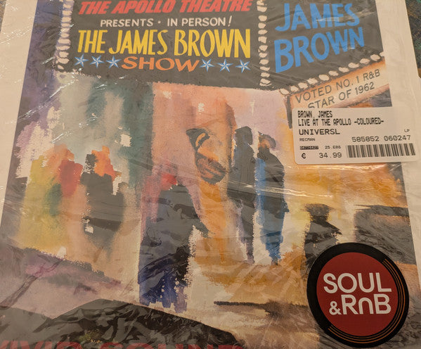 James Brown : 'Live' At The Apollo (LP, Album, Ltd, RE, RM, Red)