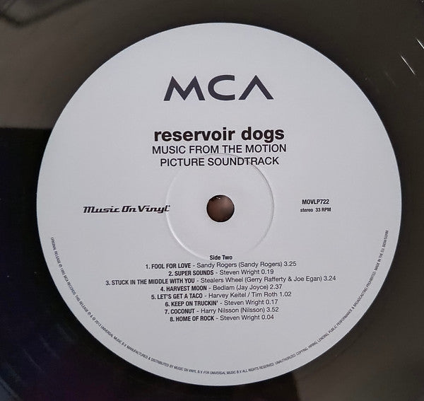 Various : Reservoir Dogs (Music From The Original Motion Picture Soundtrack) (LP, Comp, RE, 180)