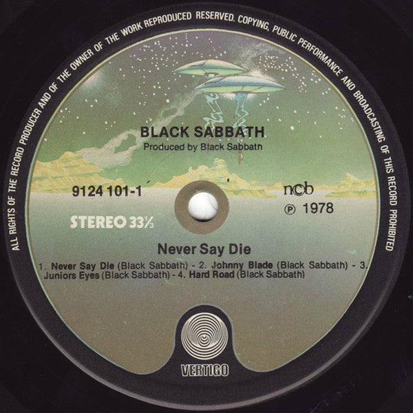 Black Sabbath : Never Say Die! (LP, Album)