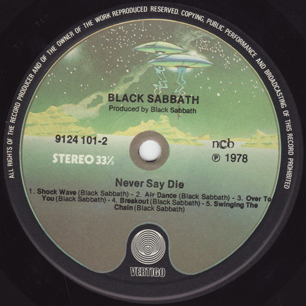 Black Sabbath : Never Say Die! (LP, Album)