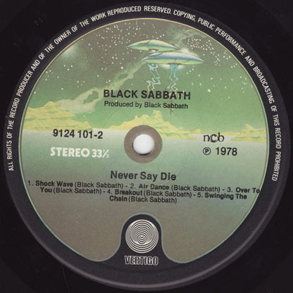 Black Sabbath : Never Say Die! (LP, Album)