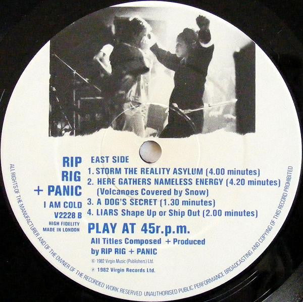 Rip Rig & Panic : I Am Cold (2x12", Album)