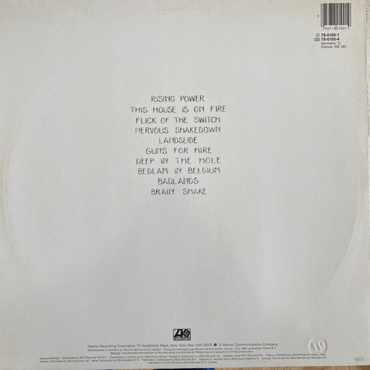 AC/DC : Flick Of The Switch (LP, Album)