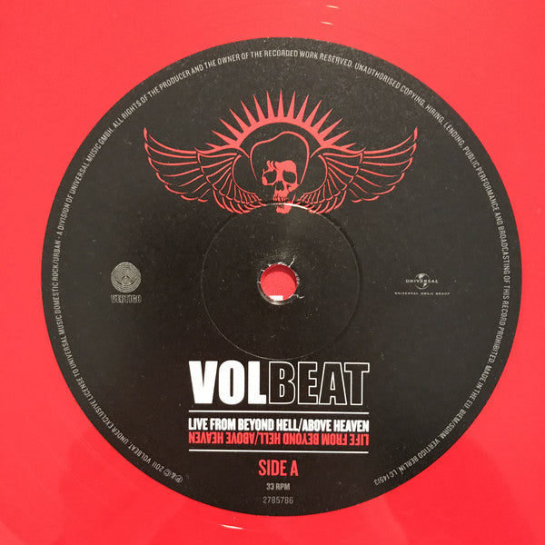 Volbeat : Live From Beyond Hell / Above Heaven (3xLP, Album, Red)