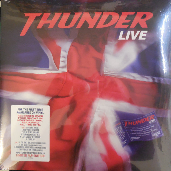 Thunder (3) : Live (4xLP, Album, Ltd, RE)